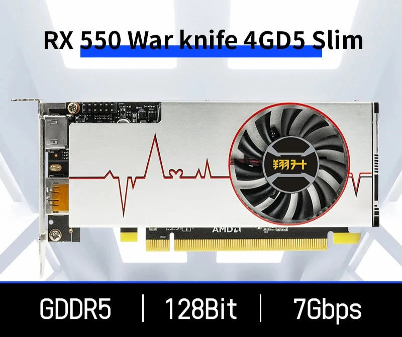 ASL Full Height Low Profile Slim Graphics Card