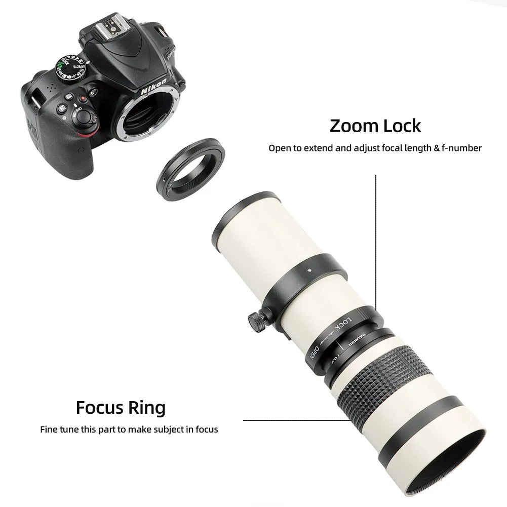 New Lightdow Super Telephoto Manual Zoom Lens