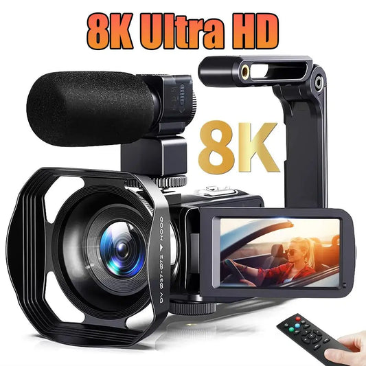 8K Video Camera HD Digital Camcorder 18X igital Zoom Digital Recorder