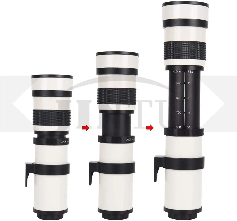 JINTU 420-800mm F/8.3 Super Telephoto Lens