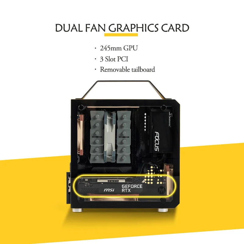 New Version Portable Mini Desktop Chassis