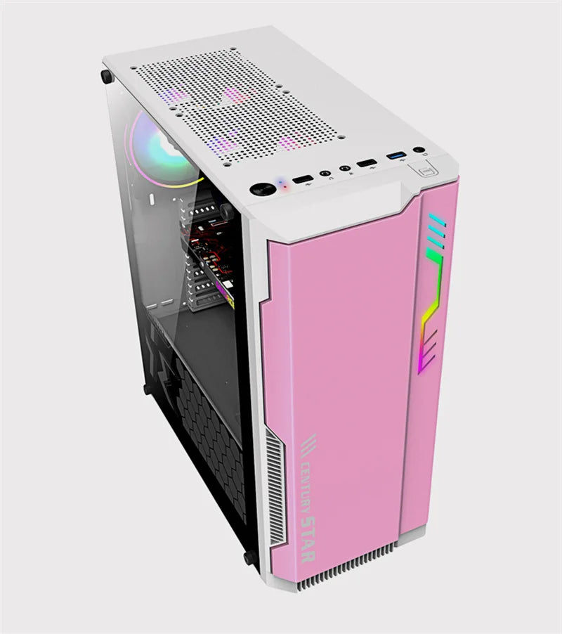 New Mainframe Case Pink DIY Assembly Desktop