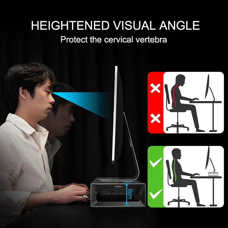 Desktop Storage Screen Shelf Monitor Stand