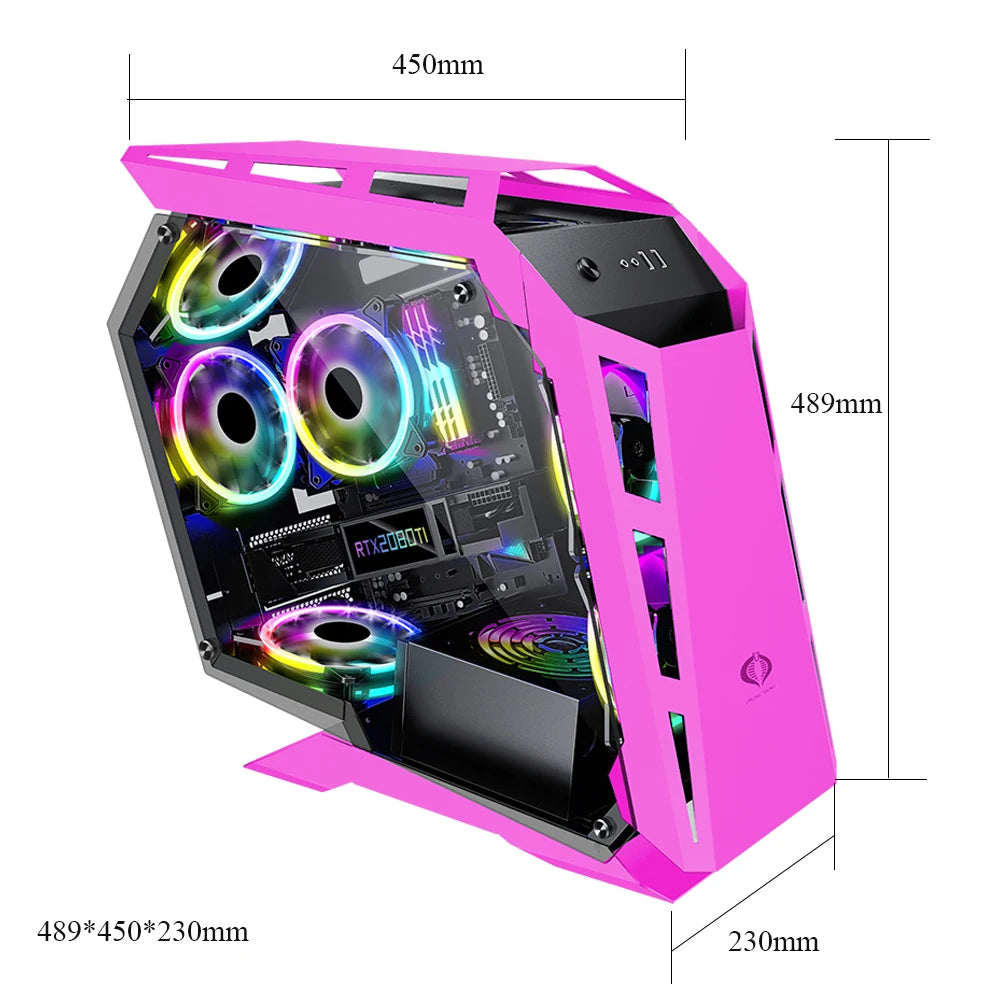 MATX Mohterboard DIY Fan Cooler Desktop Case