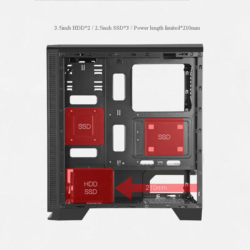 New Easy DIY Mid-Tower ATX Computer Case