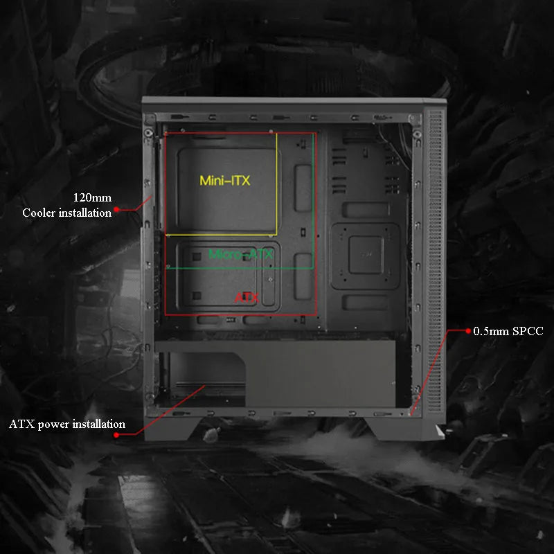 New Easy DIY Mid-Tower ATX Computer Case