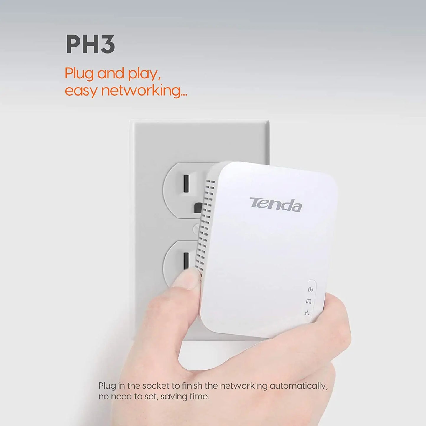 Tenda PH3 1000Mbps Powerline Network Adapter