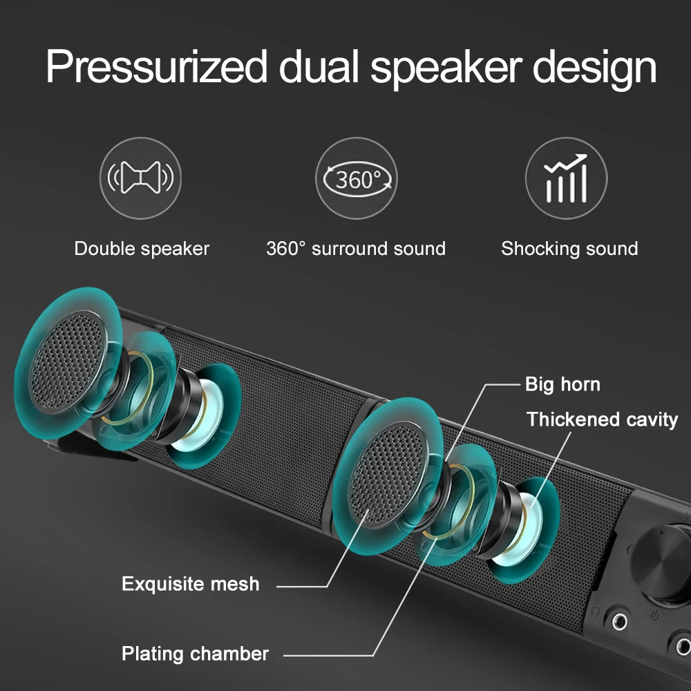 3.5mm stereo surround music smart speakers