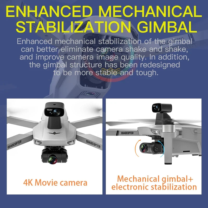 2-Axis anti shake Gimbal Motor Mini Dron