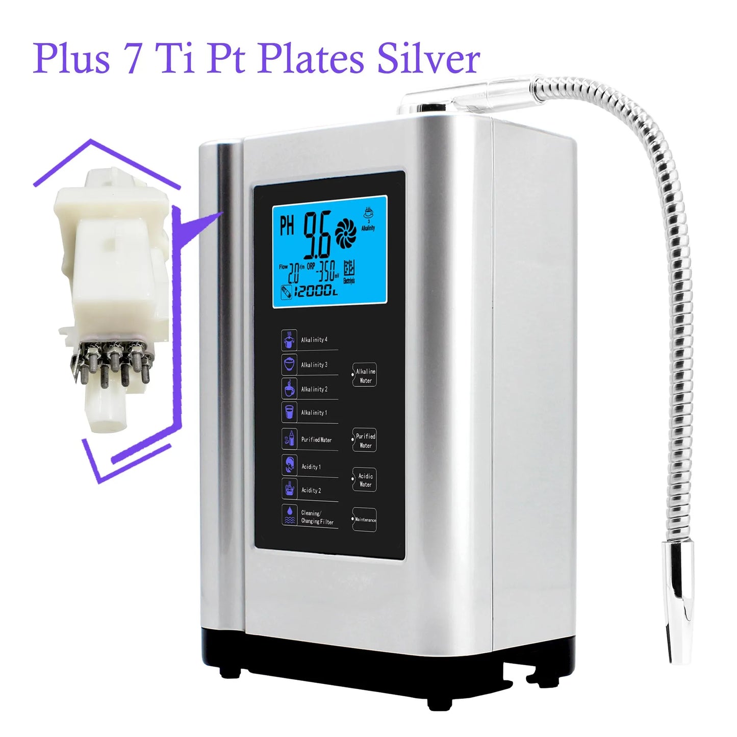 Alkaline Water Ionizer hydrogen generator Machine