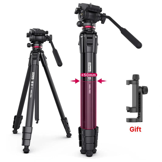 360° Panorama Fluid Drag Pan Tripod