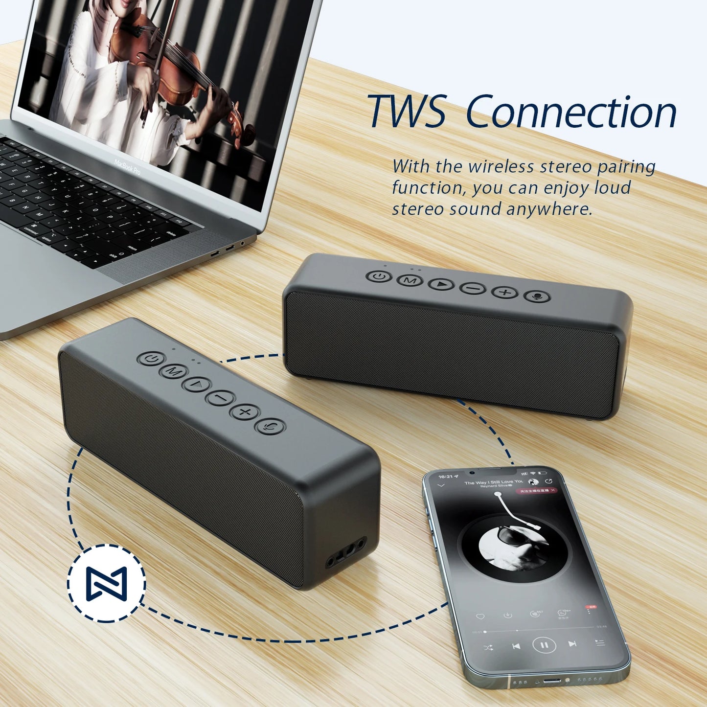 30W Wireless bluetooth 5.0 Speaker