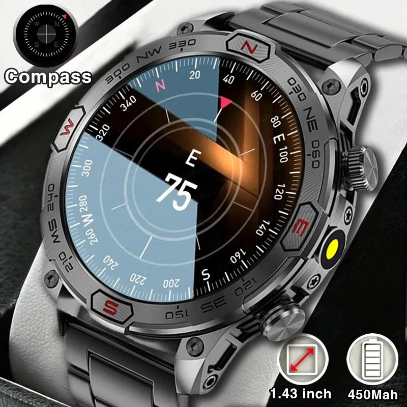 2024 New Outdoor Military GPS Smart Watch