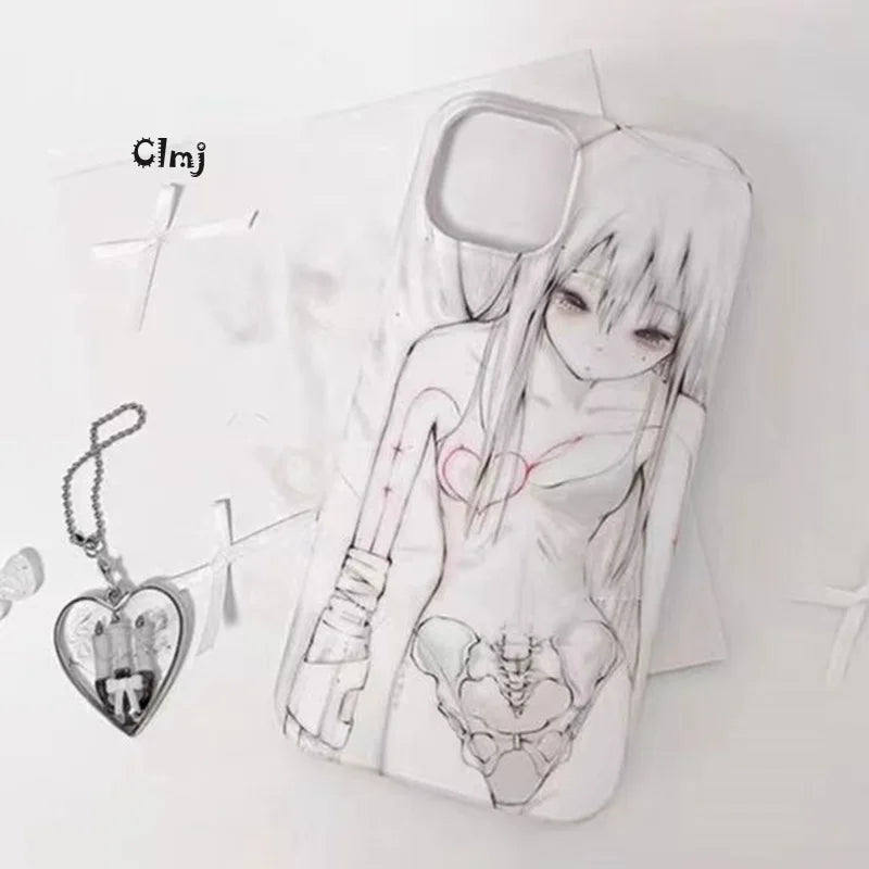 Anime Girl Phone Case For iPhone