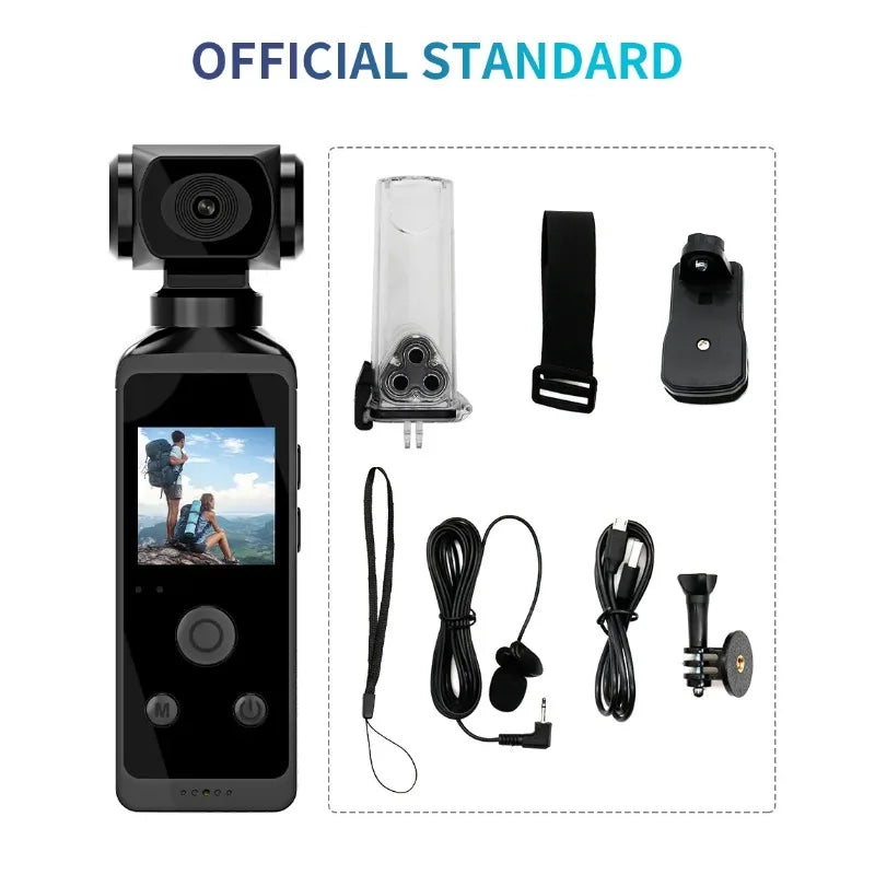 4K 1080P Pocket Action Camcorder HD Sports Camera