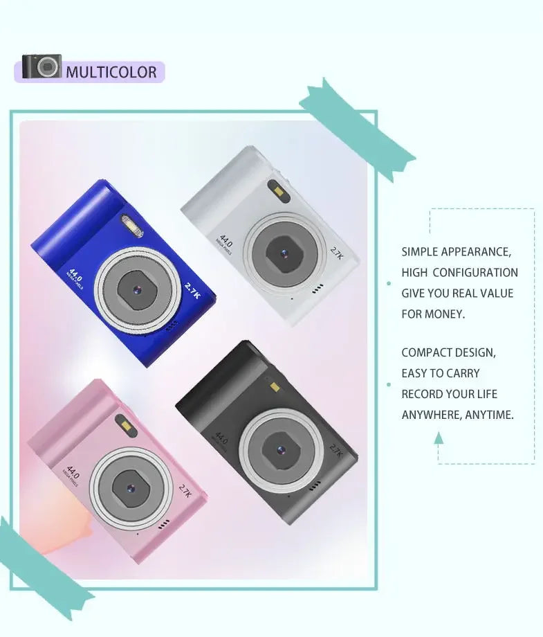 Digital Camera Autofocus Camera for Kid Camcorder