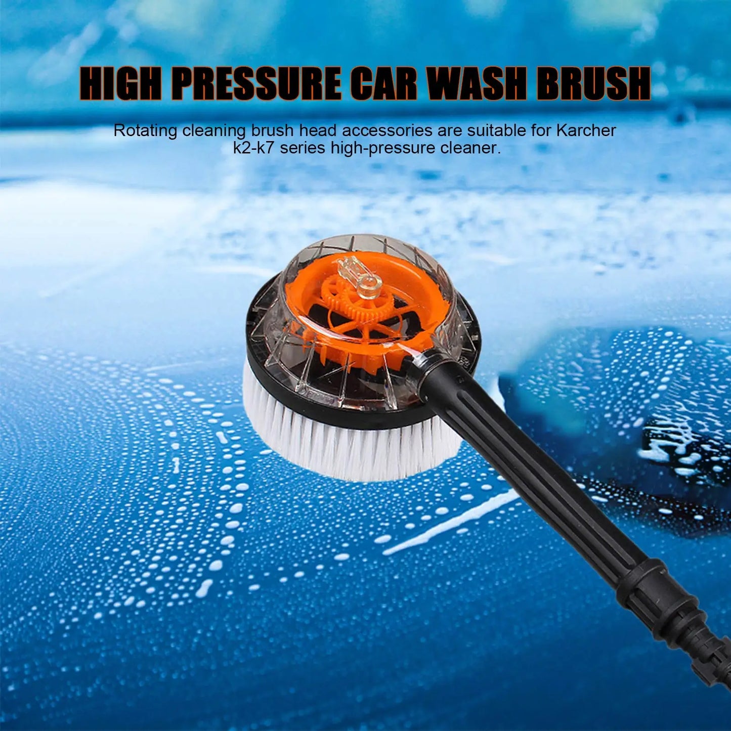 Car High Pressure Rotary Round Brush