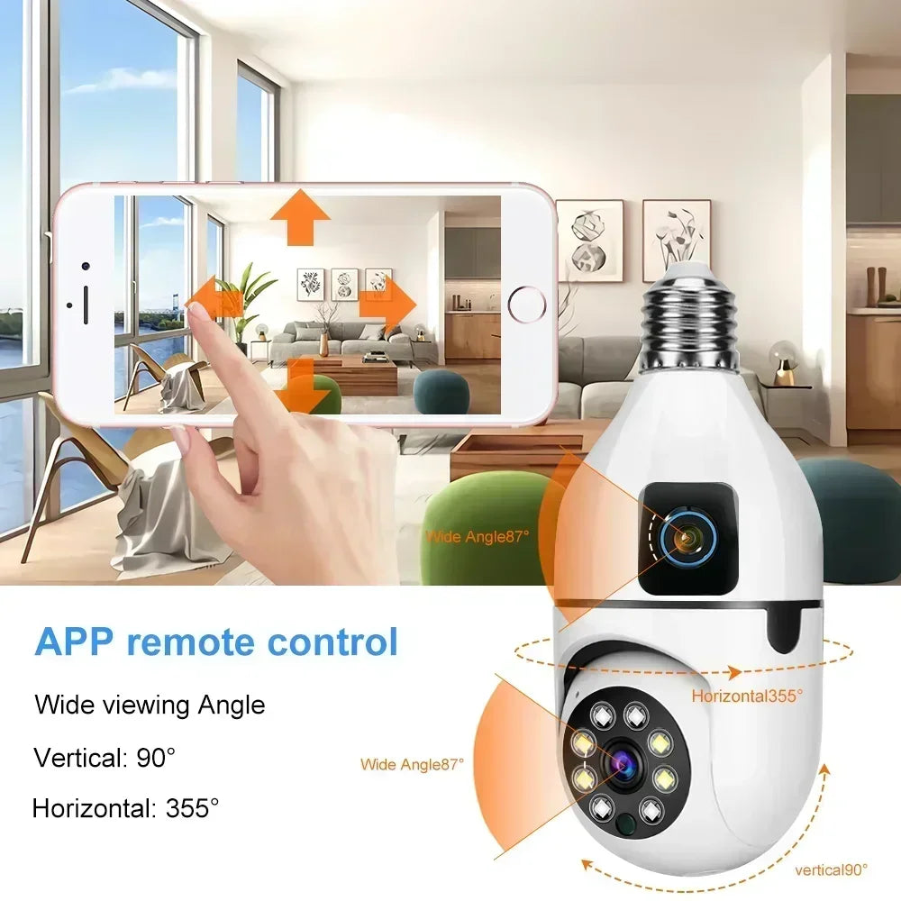 New 8MP E27 Bulb WIFI Camera