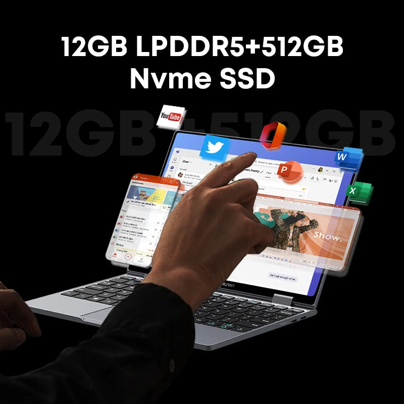 12GB LPDDR5 512G SSD Windows 11 Notebook