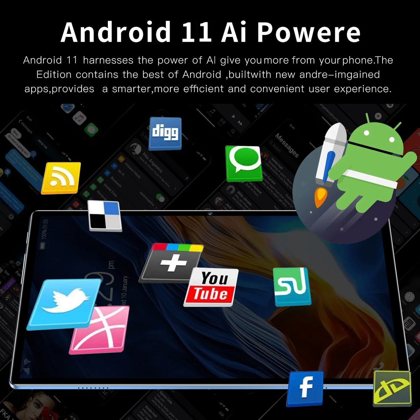 New 10.1 Inch Android Tablet