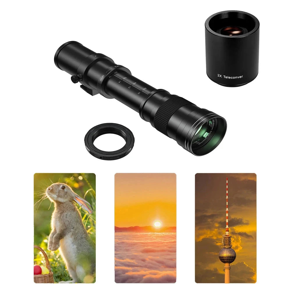 Lightdow 420-800mm F8.3 Manual Telephoto Zoom Lens