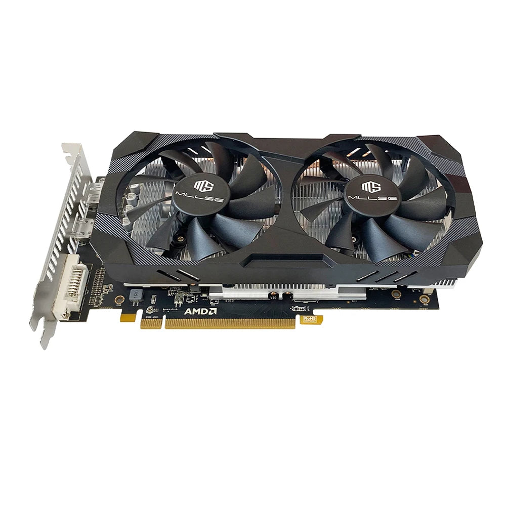 AMD RX 580 8GB 2048SP 8Pin Placa De Video Gaming Graphics Card