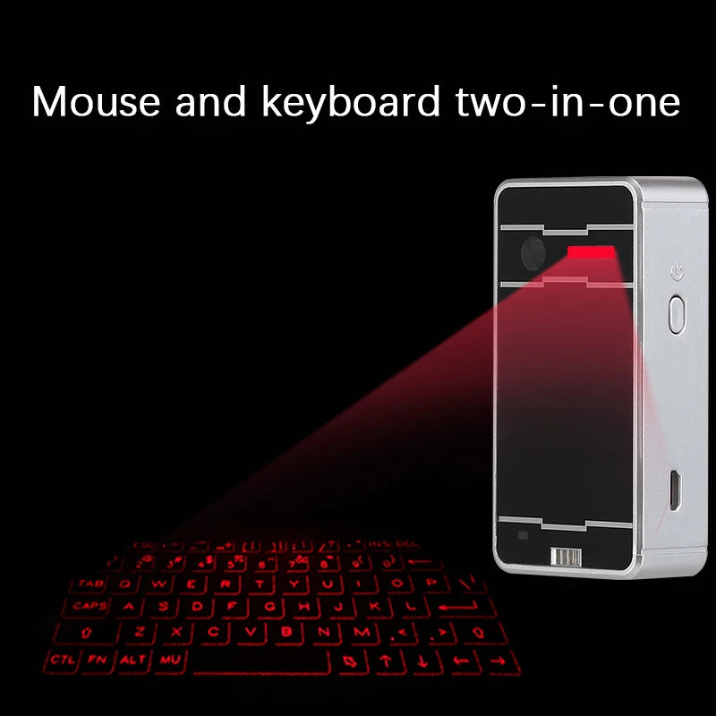 Portable Virtual Projection Keyboard And Mouse