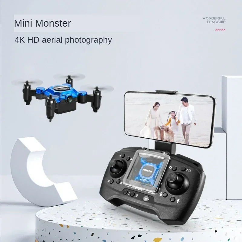 360 Degree 4k High-definition Rotating Remote Control Folding Mini Drones