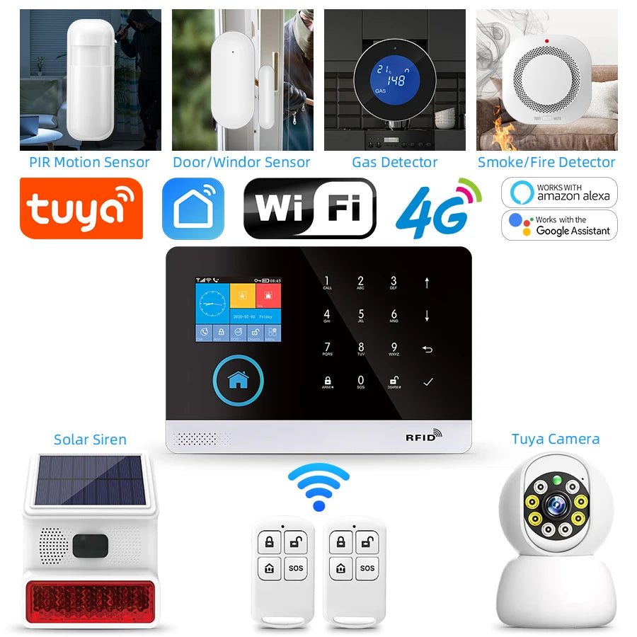 Alarm System Tuya Smart Home Child Safety protection Camera