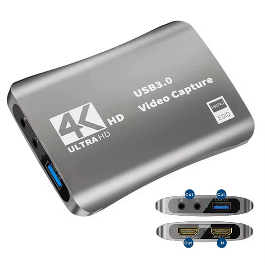 USB 3.0 HDMI-compatible Capture Board Streaming