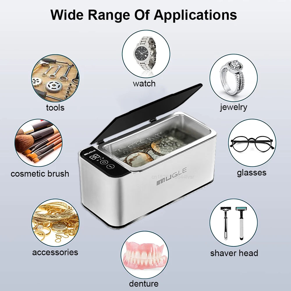 Ultrasonic Cleaner 35W Ultrasonic Glasses Jewelry Cleaner