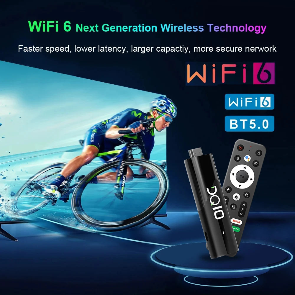 H618 Quad Core Cortex A53 Voice Remote Smart TV Box