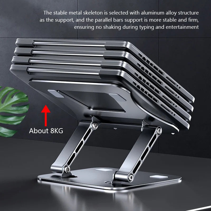 Laptop Stand Foldable Aluminum Alloy Portable Notebook Stand