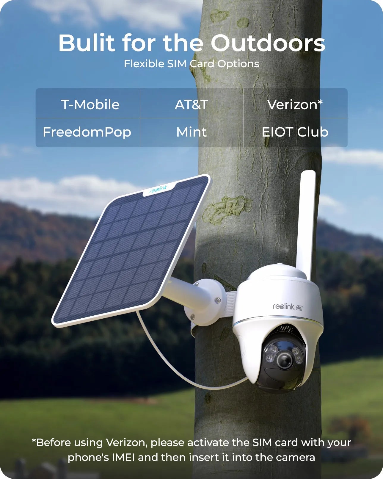 Reolink 5MP 3G/4G LTE PT Camera