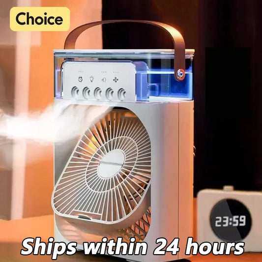 Portable Water Mist Electric Humidifier Fan