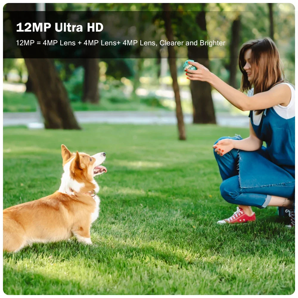 New 12MP 6K WIFI IP Outdoor Camera