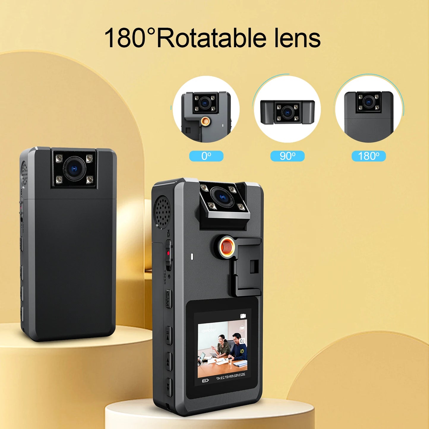 1080P 1296P Video Recording Detachable Battery Webcam