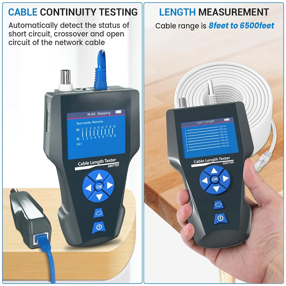 NF-8601S Multifunctional RJ45 CAT6 Network Cable Tester