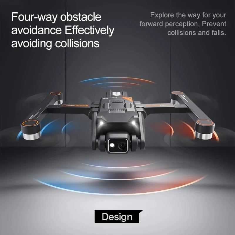 Avoidance Brushless Motor Quadcopter RC Distance 2KM Drones