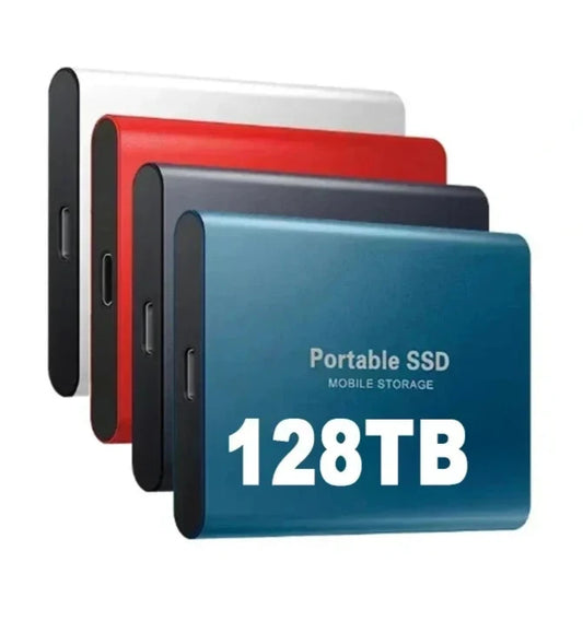 128TB Portable SSD  High Speed USB3.1 Hard Drive