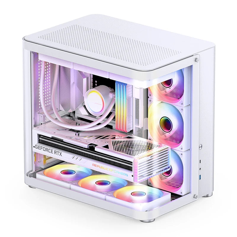 360 Water Cooling Aluminum Desktop Chassis