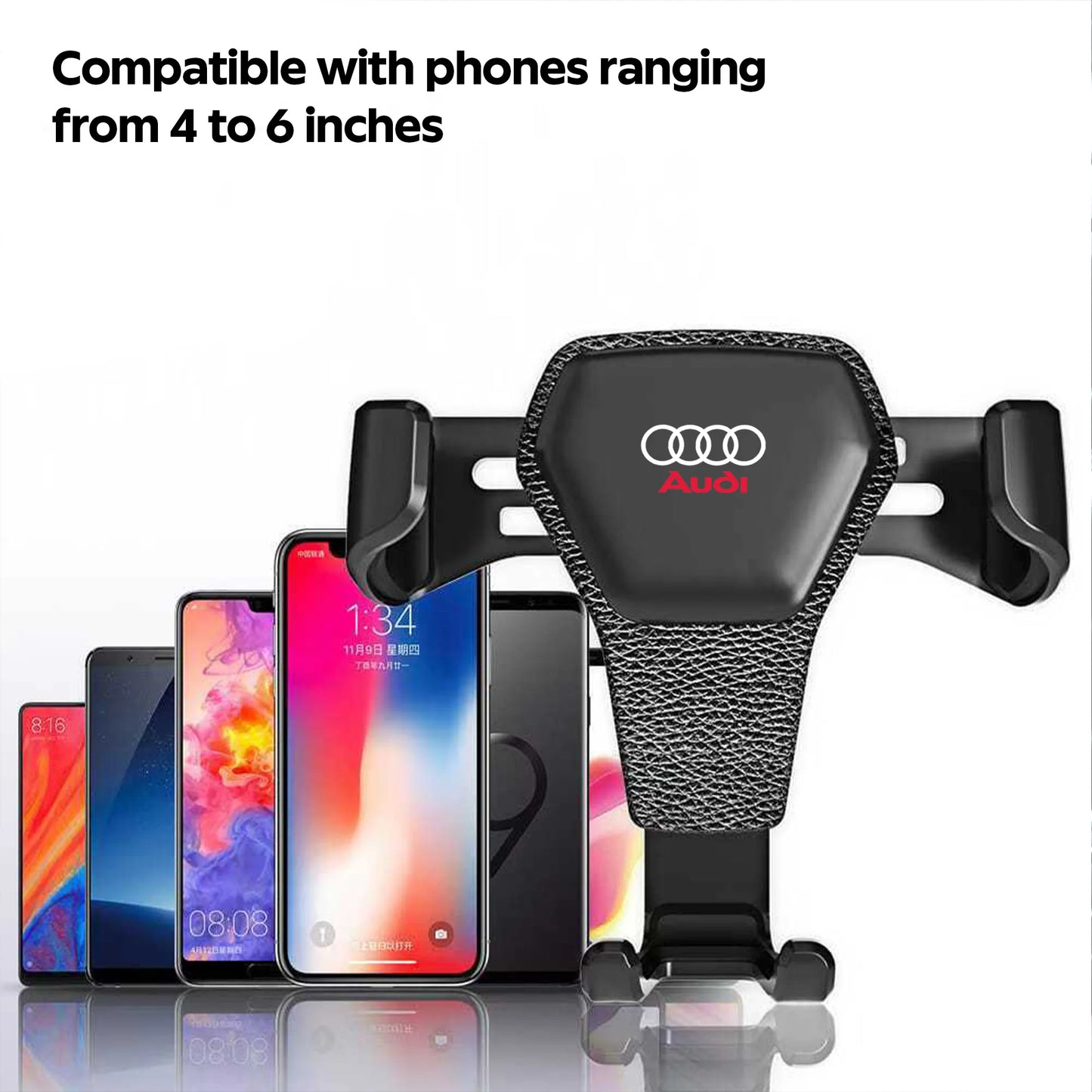 Audi a3 a4 a5 a6 a7 a8 Q3 Q4 Q5 Q6 Q7 b8 b6 c6 Car Phone Holder