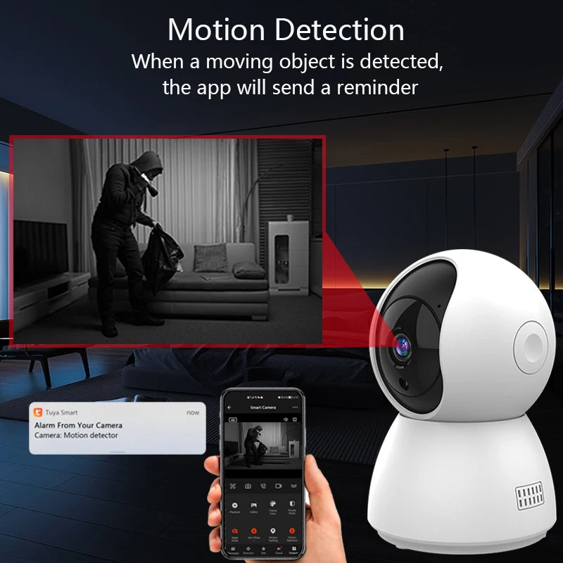 Automatic Tracking Indoor Wireless Security Home CCTV Baby Monitor