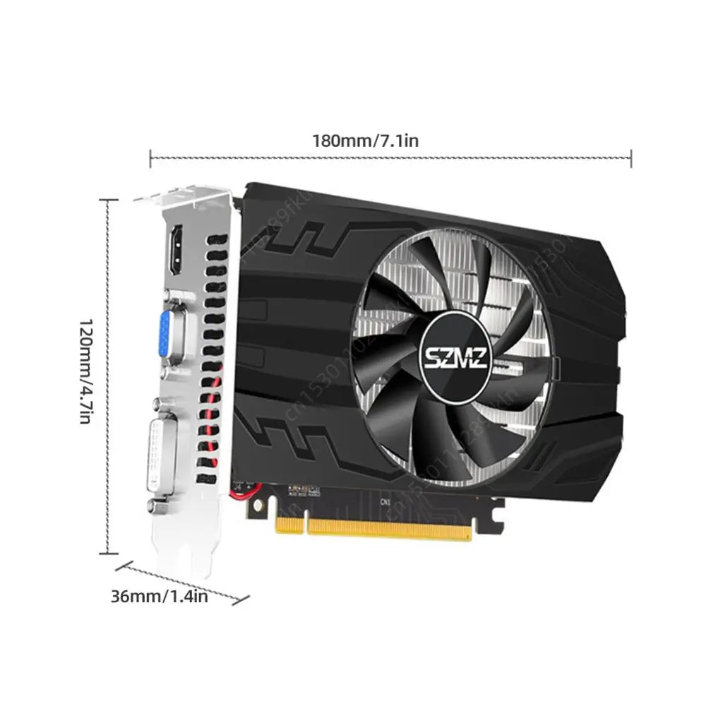 1/2/4GB DDR3/DDR5 Desktop Gaming Video Card