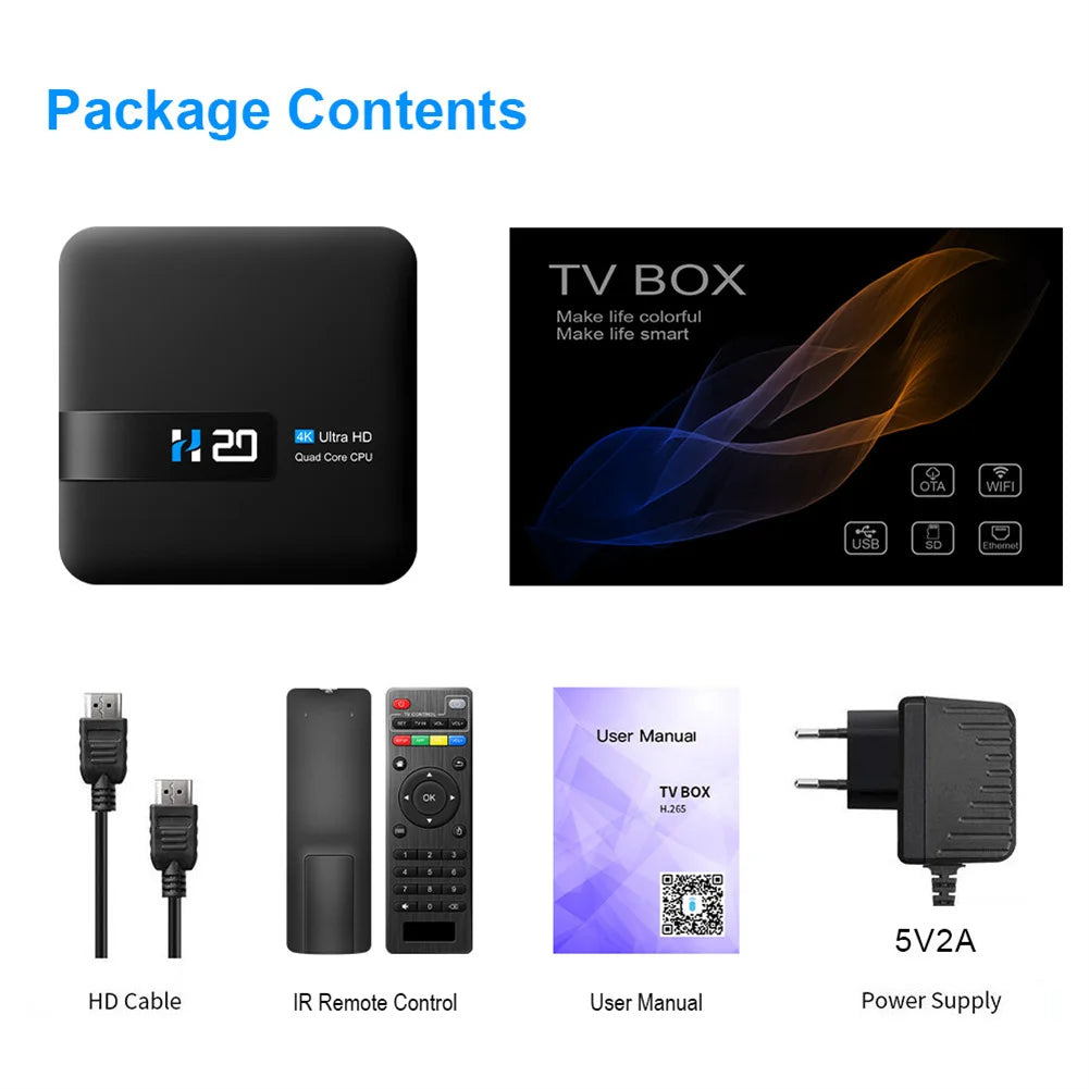 4K Media Player RK3228A 32-bit Quad Core Ultra High Frequency CPU TV Box