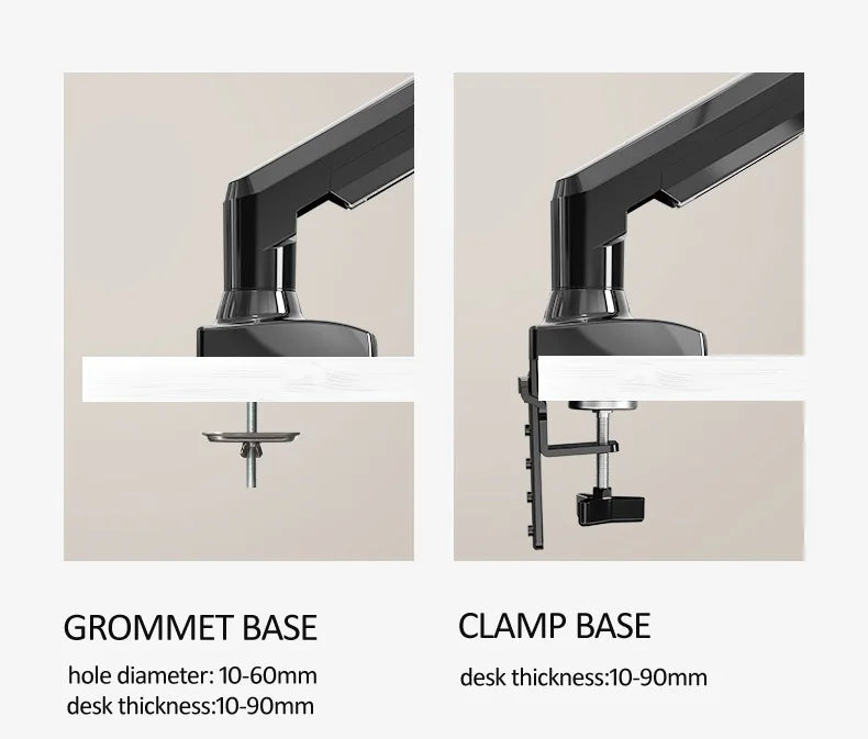 2-9kg gas spring  computer lcd monitor arm stand