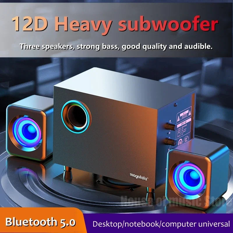 USB Wired Bluetooth Computer Speaker