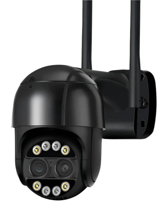 8x Zoom Dual-Lens Human Detect CCTV Camera