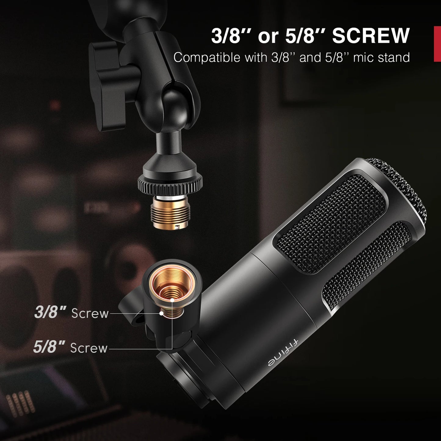 Vocal Podcast Mic with Cardioid Pattern