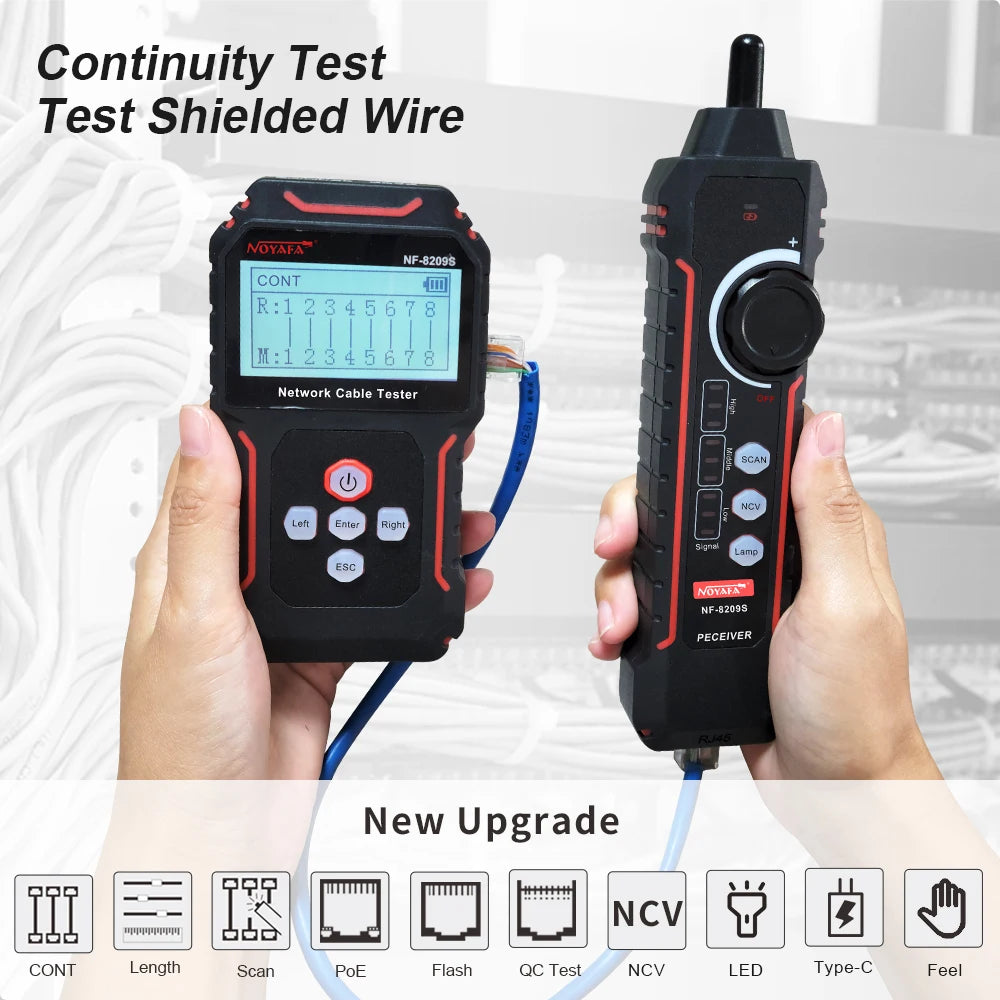 NOYAFA NF-8209S Lan Measure Tester Network Tools